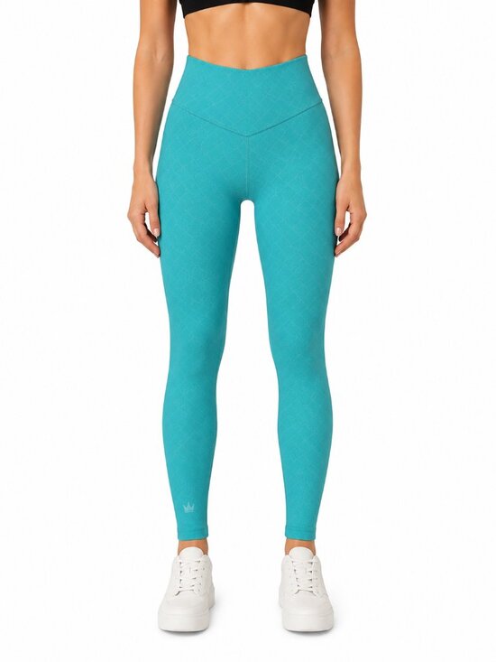 SHEFIT Pants - SHEFIT Teal High Waisted Leggings Medium Moisture Wicking Activewear